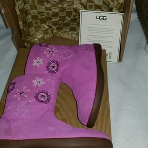 UGG GIRLS T FLOWER BOOTS